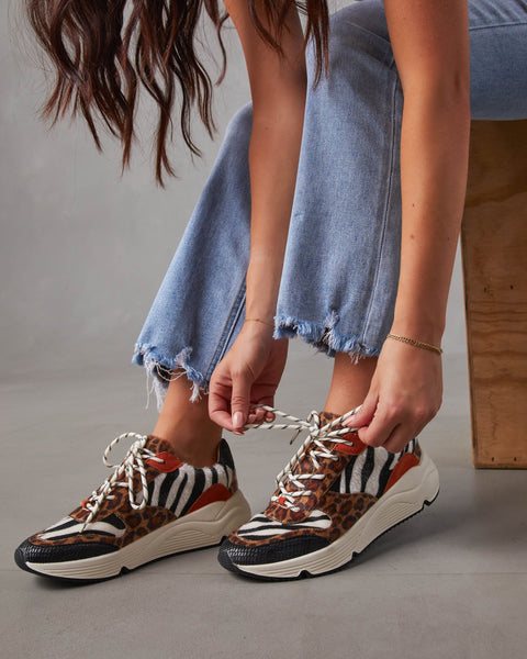 Tiger Skin Stripes Pattern Print LSU Tigers Sneakers – Best Funny Store